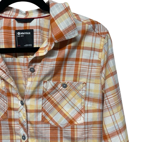 2/$20 Marmot Aella Long-Sleeve Shirt - Orange - Picture 7 of 13